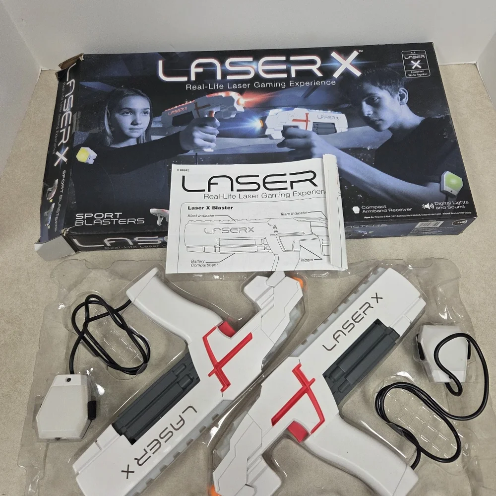 Laser X: Real Life Laser Gaming Expierience (2 Players) Laser Tag Set (Open Box)